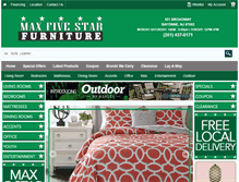 Tablet Screenshot of gomaxfurniture.com
